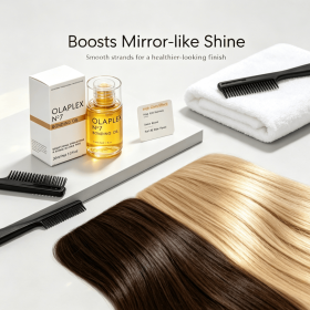 1 Fl Oz Bonding Hair Treatment Oil 30ml, Heat Protect Shine Boost Hair Oil, Lightweight Nourishing Hair Serum Oil For All Hair Types