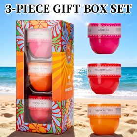 Solo En Lbiza, 3-Piece Set, Body Butter For Men And Women, 3 Different Scent, Long-Lasting Scent, Perfect For Dating, Daily Life, Parties, Gift G