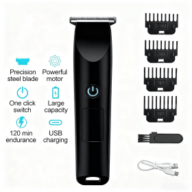 Men Pro Electric Hair Clippers Beard Trimmer Cutting Barber Shaving Machine Black (US Logistics For USPS/DHL/Fedex/UPS. No designated logistics a