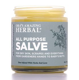 All Purpose Salve, Herbal Salve with Comfrey & Tea Tree Oil (size: Jar 4oz)
