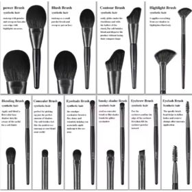 BEILI Low MOQ Ship Fast Custom High Quality Make Up Brushes Wholesale Wood Handle Premium Natural10pcs Makeup Brush (Option: Regular size)